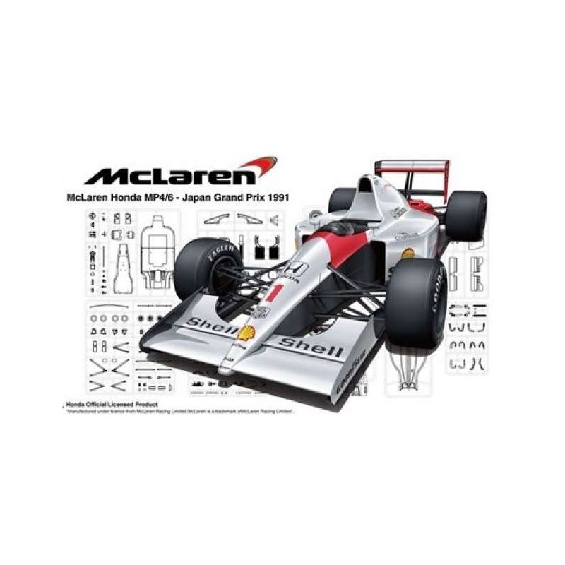 Mclaren Honda MP4/6 Japan GP