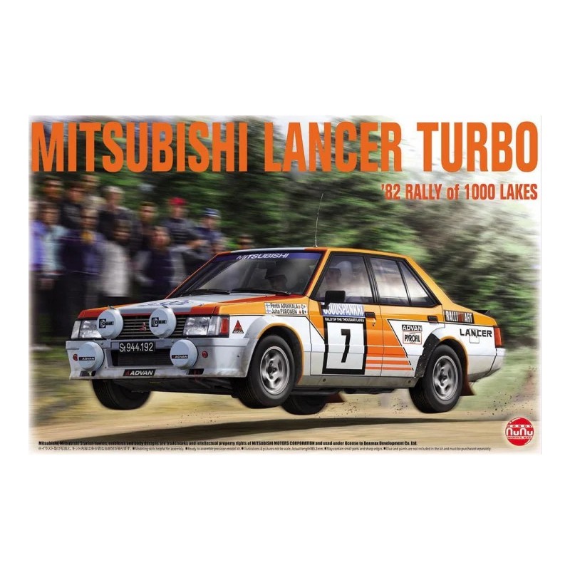 1982 Mitsubishi Lancer 2000 turbo 1000 Lakes rally Airikkala