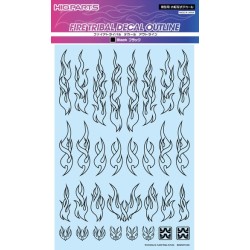 Fire Tribal Decals outline...