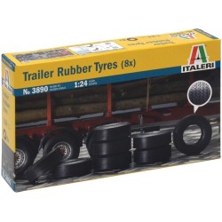 Trailer Rubber Tires 8pc