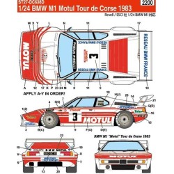 BMW M1 Tour de Corse Motul