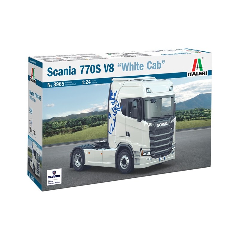Scania 770S V8 White cab