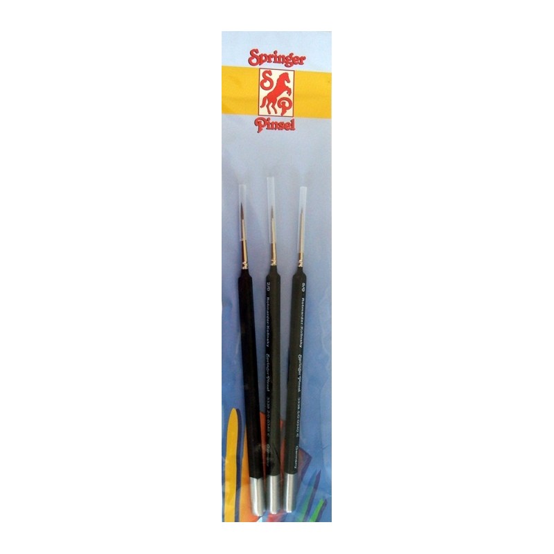 Brush set Synthetic round 3pc