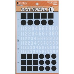 Race Number Decals L size...