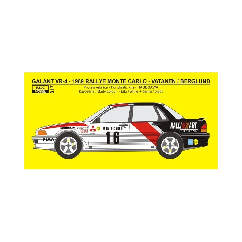 Mitsubishi Galant VR-4 1989 Rallye Monte Carlo Vatanen