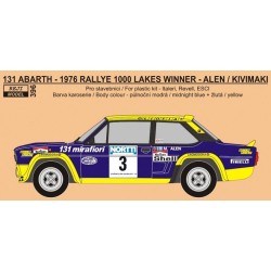 Fiat 131 Abarth 1976 1000 Lakes rally Alen