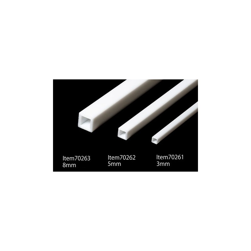 8mm Square Tube 3pc