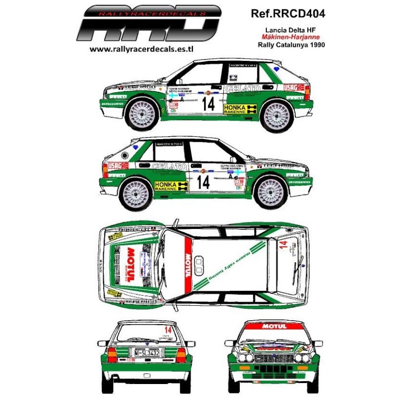 Lancia Delta HF Rally Catalunya 1990 Mäkinen