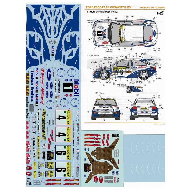 Ford Escort RS Cosworth Monte Carlo rally 1994
