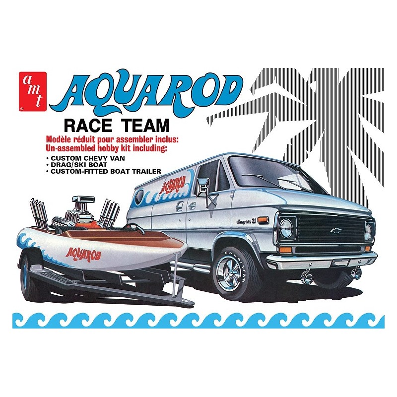 Aqua Rod Race Team 1975 Chevrolet Van & Race Boat & Trailer