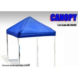 Canopy set Blue & Chrome