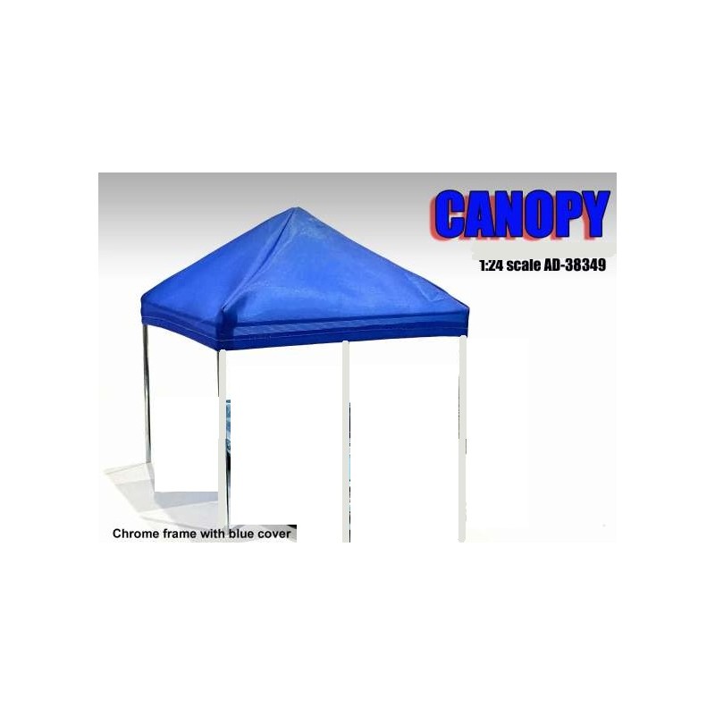 Canopy set Blue & Chrome