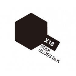 X-18 Semi Gloss Black