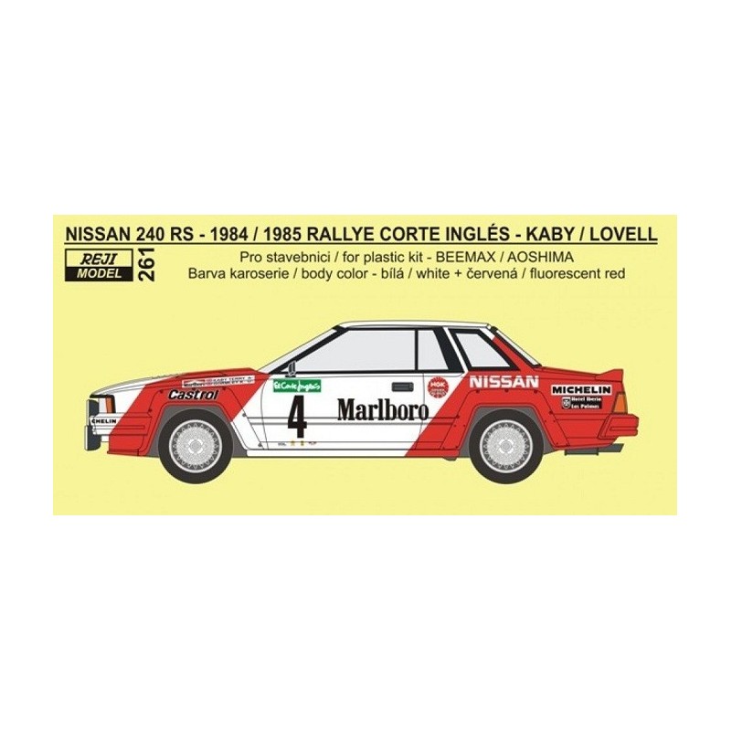 Nissan 240RS Marlboro ElCorte 1984/1985
