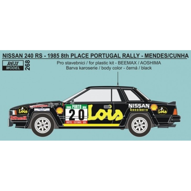 Nissan 240RS 1985 Portugal Rally Lois