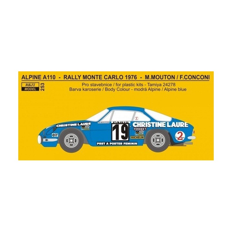 Renault Alpine A110 Monte Carlo 1976 Mouton