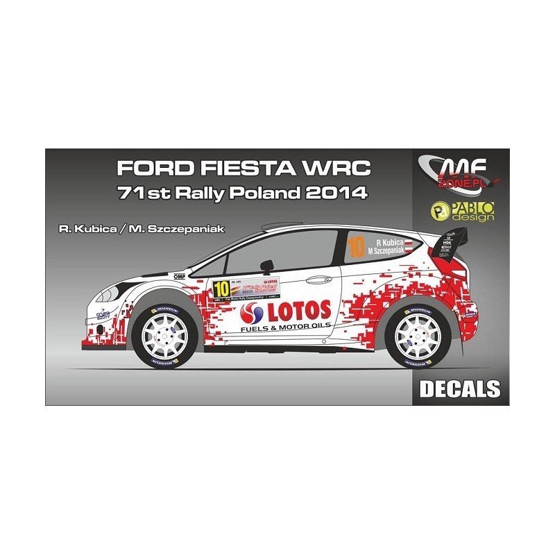 Ford Fiesta WRC Kubica rally Poland 2014