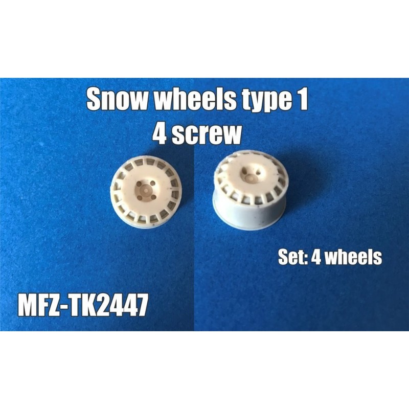 Snow wheels type 1- 4 screw