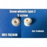 Snow wheels type 2 - 5 screw