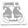 Ford Fiesta WRC 2017 decal paint Masks for BelKits