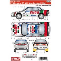 Subaru Legacy RS New Zealand rally 1990